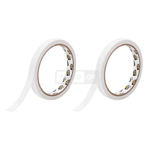 DELI-დელი ორმაგი სკოჩი ვიწრო 12მმ*10მ A363